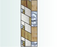 (image for) Frank lloydwright (- like transom stained glass pattern)