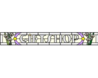 (image for) Gift Shop (transom) 70 x 8.75 inches