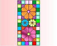 (image for) Small octagonal floral