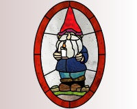 (image for) Gnome candle oval
