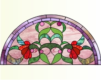 (image for) Floral half circle