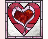 (image for) Heart ribbon square