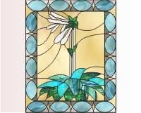 (image for) Hosta stained glass pattern