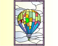 (image for) Hot air balloon and flowers