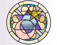 (image for) Interfaith 5, 6 point star crescent 1