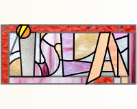 (image for) Isla (girl's name custom stained glass pattern)