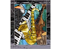 (image for) Jammin' with sax and drums and keyboard