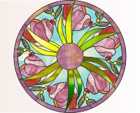 (image for) Mothers day floral panel