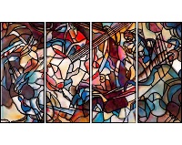 (image for) Kandinsky quadriptych all panels