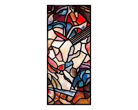 (image for) Kandinsky quadriptych center left panel