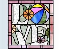 (image for) Love beach ball 3