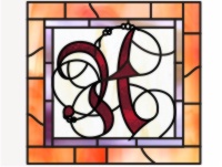 Medieval alphabet letter "A" (image for) Medieval alphabet letter "A"