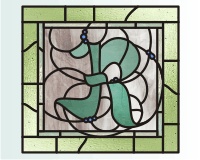 Medieval alphabet letter "R" (image for) Medieval alphabet letter "R"