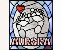 (image for) Memory baby feet Aurora