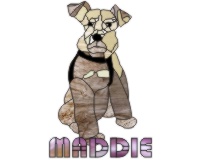 (image for) Miniature schnauzer mosaic