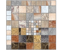 (image for) Mosaic tile floor pattern 2