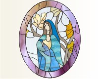 (image for) Mother and child oval var1