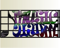 (image for) Music in stained glass