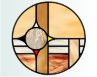 (image for) Native American N S E W suncatcher