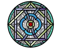 Notre Dame medallion paint (image for) Notre Dame medallion paint