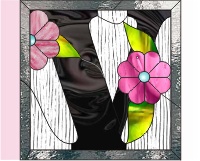 (image for) Ornamental English "V"