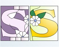 (image for) Ornamental English "S" 8x10