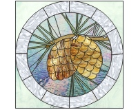 (image for) Pine cones and plain border