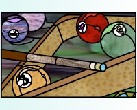 (image for) Pool cue (and balls) 1