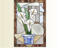 (image for) Pot lilies and frame