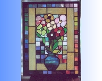 (image for) Flowers, pot and squares