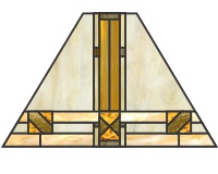 (image for) Prairie lamp var 4, using four of the same panels