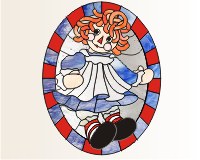 (image for) Raggedy Ann Oval