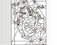 (image for) Red dragon from Revelation 14