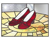 (image for) Red shoes (and) yellow brick road