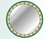 (image for) Round mirror border 1