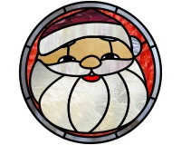 (image for) Santa 2015 (stained glass pattern)