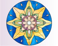 (image for) Sara's farmhouse wallpaper mandala