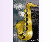 (image for) Two toned saxaphone