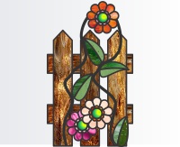 (image for) Simple fence flower open dimensional