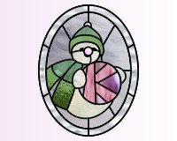 Alphabet snowman "K" (image for) Alphabet snowman "K"