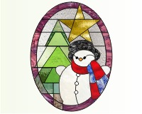 (image for) Snowman christmas tree and star