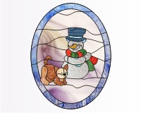 (image for) Snowman and kitty