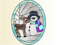 (image for) Snowman reindeer 1