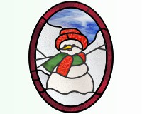 (image for) Snowman snowdrift