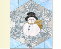 (image for) Snowman and snowflake