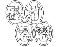 (image for) Snowmen 4 variations