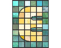 (image for) Alphabet in squares "E"