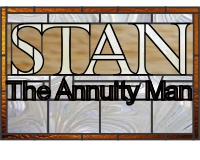 (image for) Stan the annuity man (custom logo stained glass patterns)