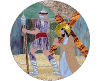 (image for) Station II of the cross - Christ led out to be crucified