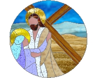 (image for) Station IV Christ meets his mother Mary